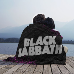 Плед 3D Black Sabbath rock legends по-горизонтали - фото 2