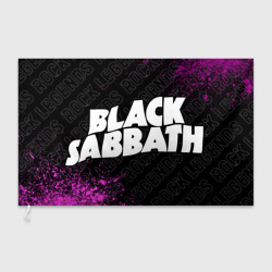 Флаг 3D Black Sabbath rock legends по-горизонтали