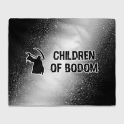 Плед 3D Children of Bodom glitch на светлом фоне по-горизонтали