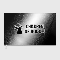 Флаг 3D Children of Bodom glitch на светлом фоне по-горизонтали