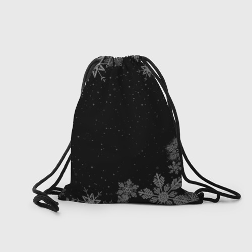 Рюкзак-мешок 3D Новогодний дайвер на темном фоне - фото 2