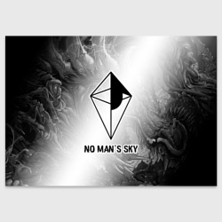Поздравительная открытка No Man's Sky glitch на светлом фоне