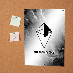 Постер No Man's Sky glitch на светлом фоне - фото 2