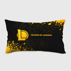 Подушка 3D антистресс League of Legends - gold gradient по-горизонтали