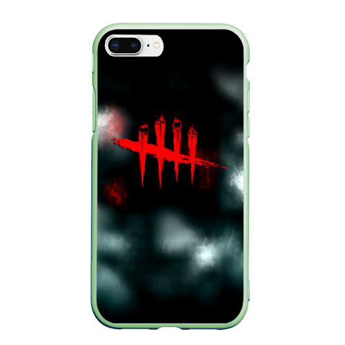 Чехол для iPhone 7Plus/8 Plus матовый dead by daylight horror, цвет салатовый