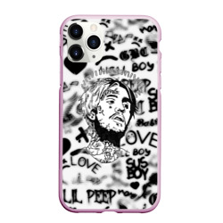 Чехол для iPhone 11 Pro Max матовый Lil peep автограф