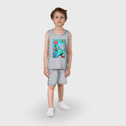 Детская пижама с шортами хлопок 90 generation  - фото 2