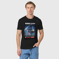 Мужская футболка хлопок Serious Sam 1 - second encounter  - фото 2