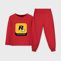 Детская пижама с лонгсливом хлопок Rockstar 