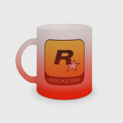 Кружка матовая стеклянная Rockstar 