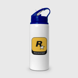 Бутылка для воды с трубочкой Rockstar 