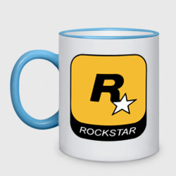 Кружка двухцветная Rockstar 