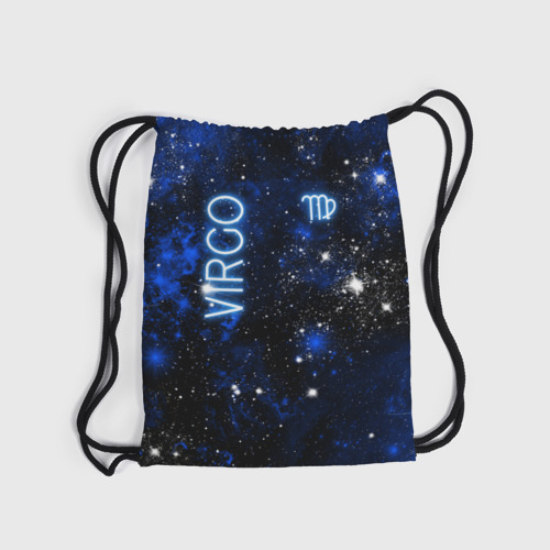 Рюкзак-мешок 3D Дева - знак зодиака на тёмном фоне - фото 6