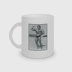 Кружка матовая стеклянная Mister Schwarzenegger