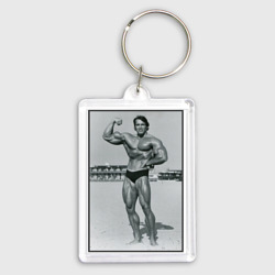 Брелок прямоугольный 35*50 Mister Schwarzenegger
