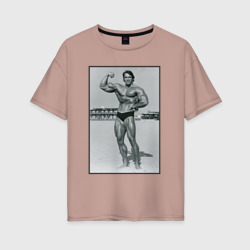 Женская футболка хлопок Oversize Mister Schwarzenegger