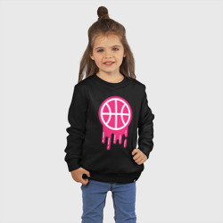 Детский свитшот хлопок Pink basketball - фото 2