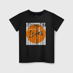 Детская футболка хлопок Baskelball lover