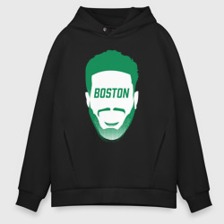 Мужское худи Oversize хлопок Boston Tatum