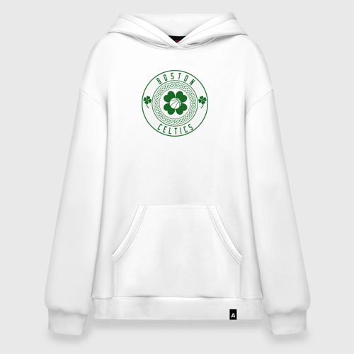 Худи SuperOversize хлопок Team Celtics, цвет белый