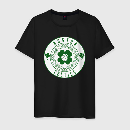 Мужская футболка хлопок Team Celtics, цвет черный