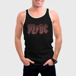 Мужская майка 3D PZDC - ACDC - фото 2