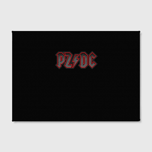 Холст прямоугольный PZDC - ACDC, цвет 3D печать - фото 2