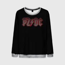 Мужской свитшот 3D PZDC - ACDC