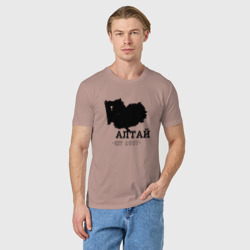 Мужская футболка хлопок Регион Алтай - фото 2