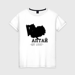 Женская футболка хлопок Регион Алтай