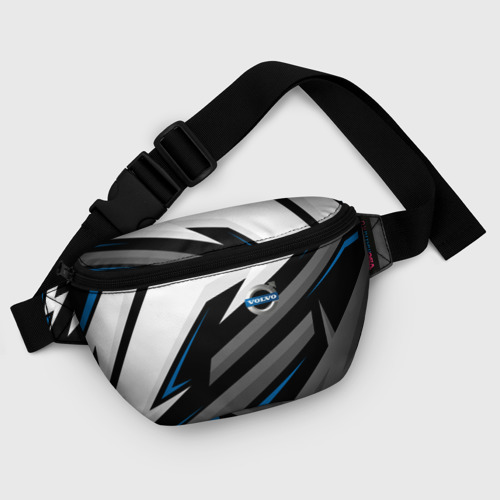 Поясная сумка 3D с принтом Volvo - blue sport, фото #5