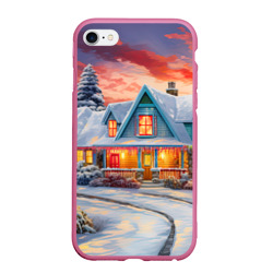Зимняя сказка снежный пейзаж – Чехол для iPhone 6/6S матовый с принтом купить