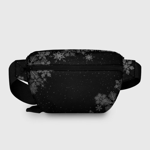 Поясная сумка 3D Новогодний Борис на темном фоне - фото 2