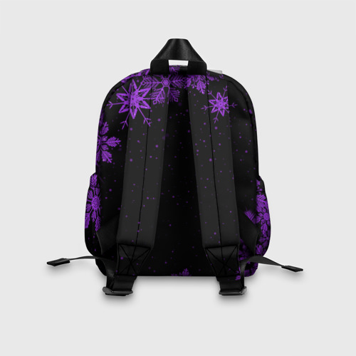 Детский рюкзак 3D Новогодняя Алёна на темном фоне - фото 4