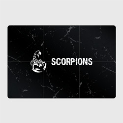 Магнитный плакат 3Х2 Scorpions glitch на темном фоне по-горизонтали