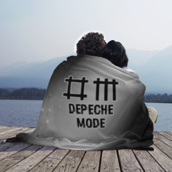 Плед 3D Depeche Mode glitch на светлом фоне - фото 2