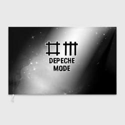 Флаг 3D Depeche Mode glitch на светлом фоне