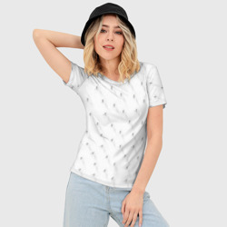 Женская футболка 3D Slim Комары сидят - фото 2