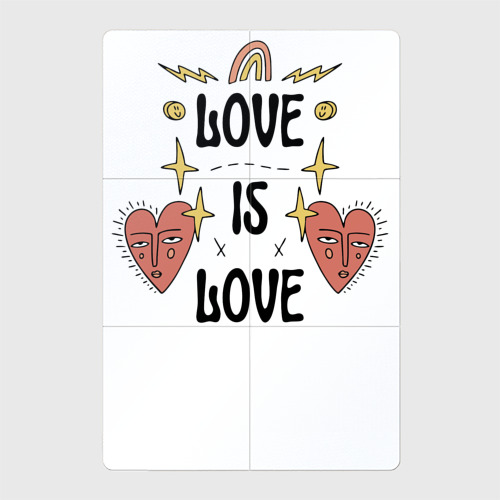 Магнитный плакат 2Х3 Love is love