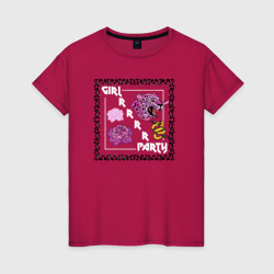 Girl party – Женская футболка хлопок с принтом купить