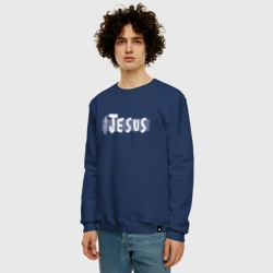 Мужской свитшот хлопок Depeche Mode - personal jesus logo - фото 2