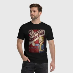 Мужская футболка хлопок Vault boy - nuclear cola  - фото 2