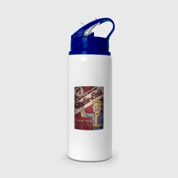 Бутылка для воды с трубочкой Vault boy - nuclear cola 
