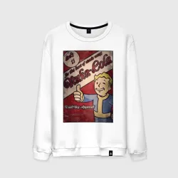 Мужской свитшот хлопок Vault boy - nuclear cola 