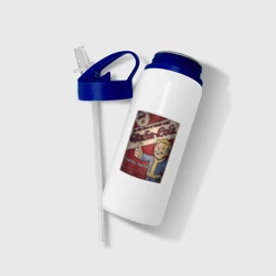 Бутылка для воды с трубочкой Vault boy - nuclear cola  - фото 2