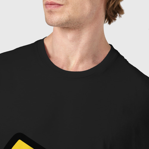 Мужская футболка хлопок Wu tang - logo, цвет черный - фото 6