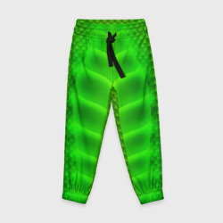 Детские брюки 3D Чешуя зеленого дракона для образа