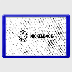 Nickelback glitch на светлом фоне по-горизонтали – Магнит 45*70 с принтом купить