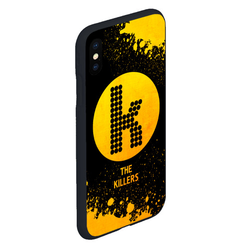 Чехол для iPhone XS Max матовый The Killers - gold gradient - фото 3