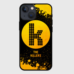 Чехол для iPhone 13 mini The Killers - gold gradient